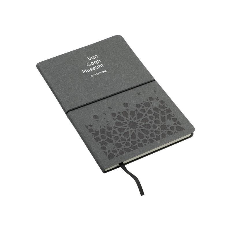 KOTEL - eco-neutral A5 Recycled Leather Soft Cover Notebook - Black - Image 4