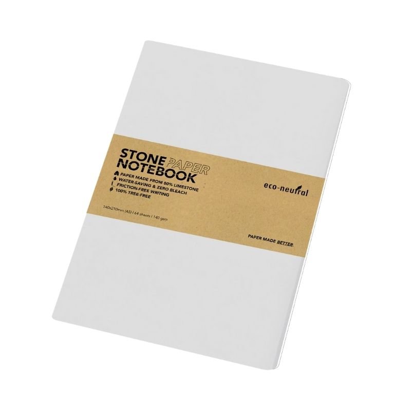 NEYA - eco-neutral Stone Paper Tree-Free Notebook - White - Image 2
