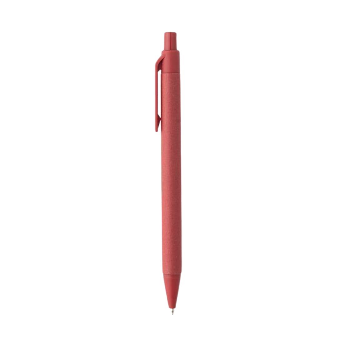ABULA - eco-neutral® A5 Hard Cover Notebook & Pen Set - Cherry Paper - Image 4