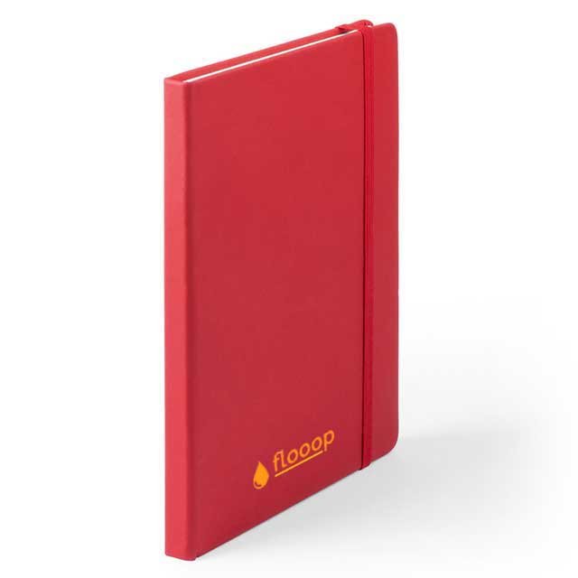PINGER - Giftology A5 Hard Cover Ruled Notebook - Red - Image 2