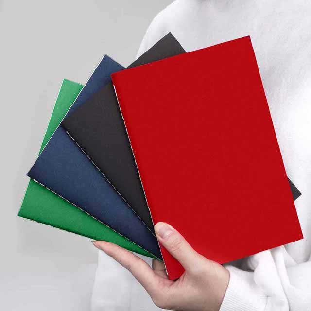 VINICA - eco-neutral A5 Notebook - Red - Image 4