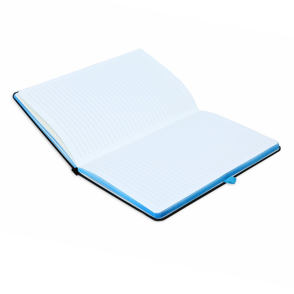 SUKH - SANTHOME A5 Hardcover Ruled Notebook Black-Blue - Image 5