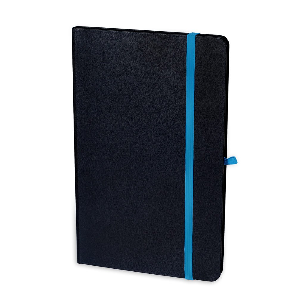SUKH - SANTHOME A5 Hardcover Ruled Notebook Black-Blue - Image 3