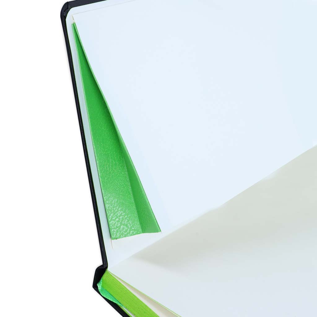 SUKH - SANTHOME A5 Hardcover Ruled Notebook Black-Green - Image 4
