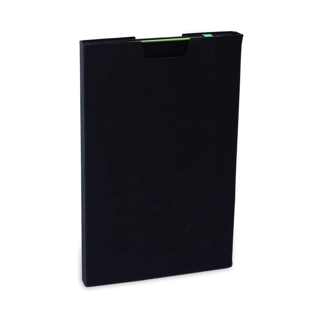 SUKH - SANTHOME A5 Hardcover Ruled Notebook Black-Green - Image 2