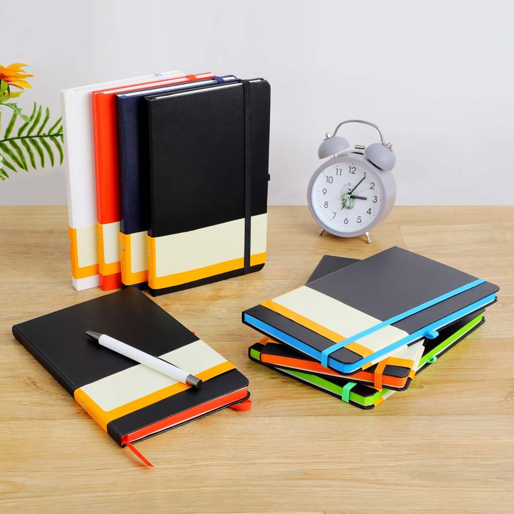 SUKH - SANTHOME A5 Hardcover Ruled Notebook Black-Green - Image 6