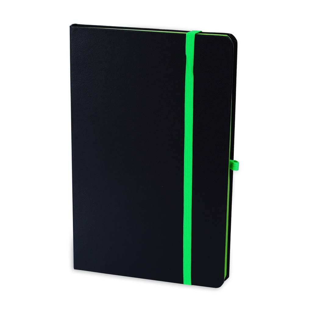 SUKH - SANTHOME A5 Hardcover Ruled Notebook Black-Green - Image 3