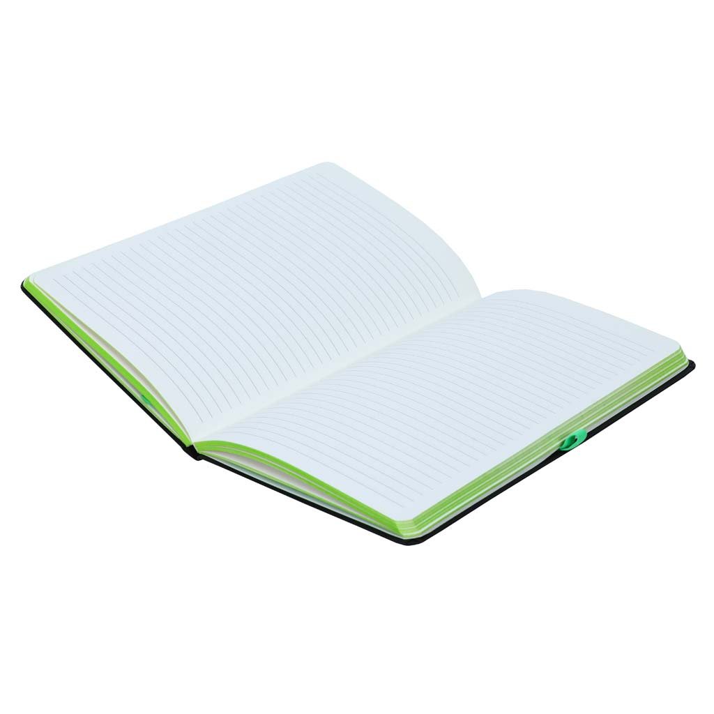 SUKH - SANTHOME A5 Hardcover Ruled Notebook Black-Green - Image 5