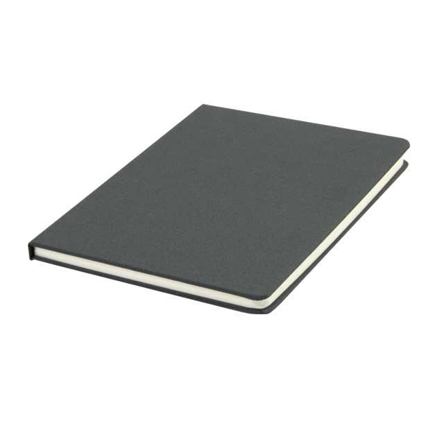 ORSHA - SANTHOME A5 rPET & FSC Certified Notebook - Grey (Anti-Microbial) - Image 2