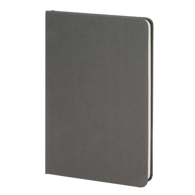 ORSHA - SANTHOME A5 rPET & FSC Certified Notebook - Grey (Anti-Microbial) - Image 3