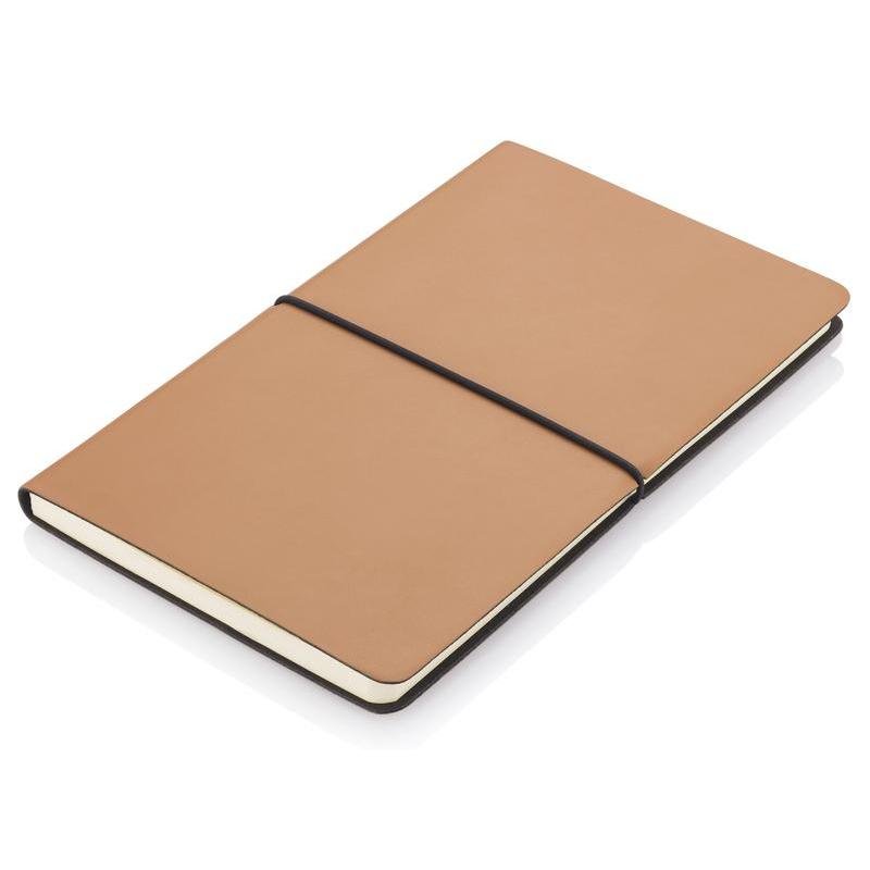 PEJA A5 Recycled PU Soft Cover Notebook Tan
