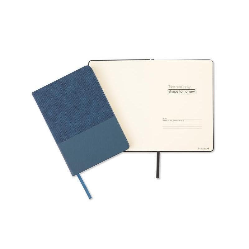LYSS - Santhome® A5 Thermo PU Hard Cover Notebook - Blue - Image 4