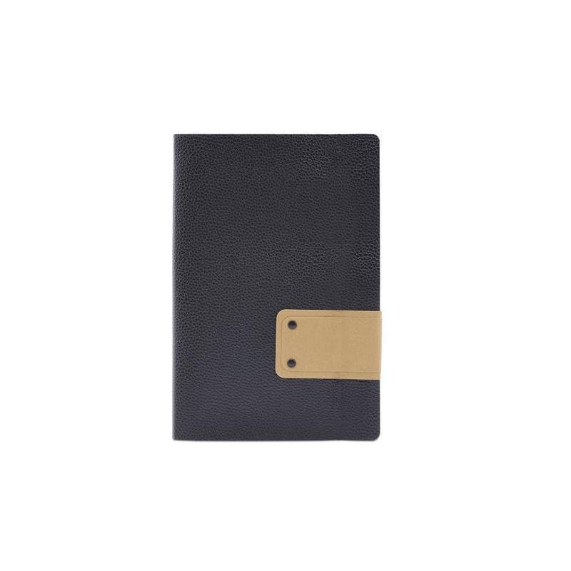 CESIS - Santhome® A5 Leatherette Journal - Black - Image 2