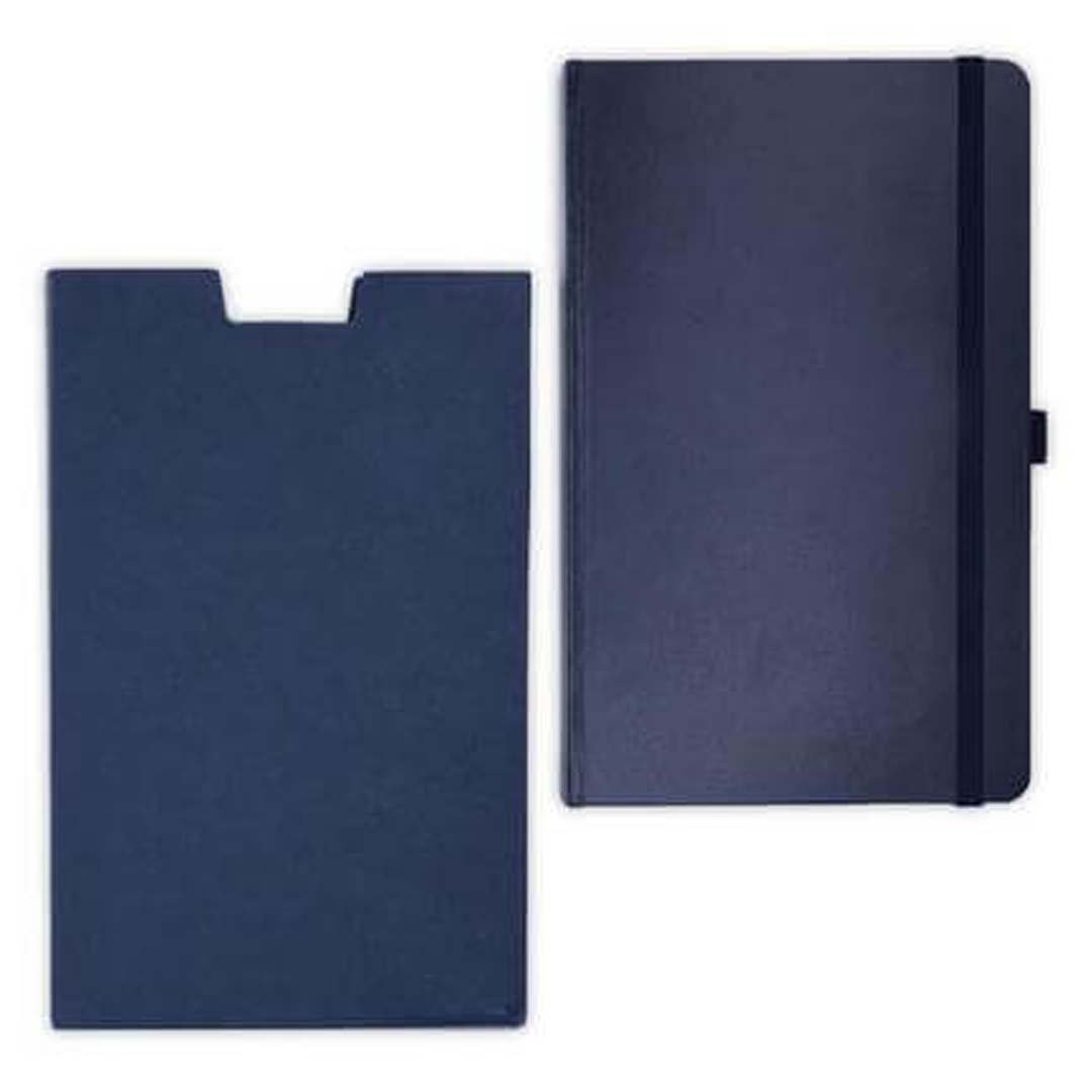 BARON - Santhome Expanded A5 Hard Cover Notebook - Navy Blue - Image 6