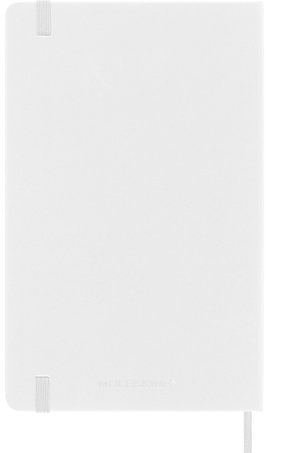 Moleskine Classic Large Ruled Hard Cover Notebook - White - Image 6