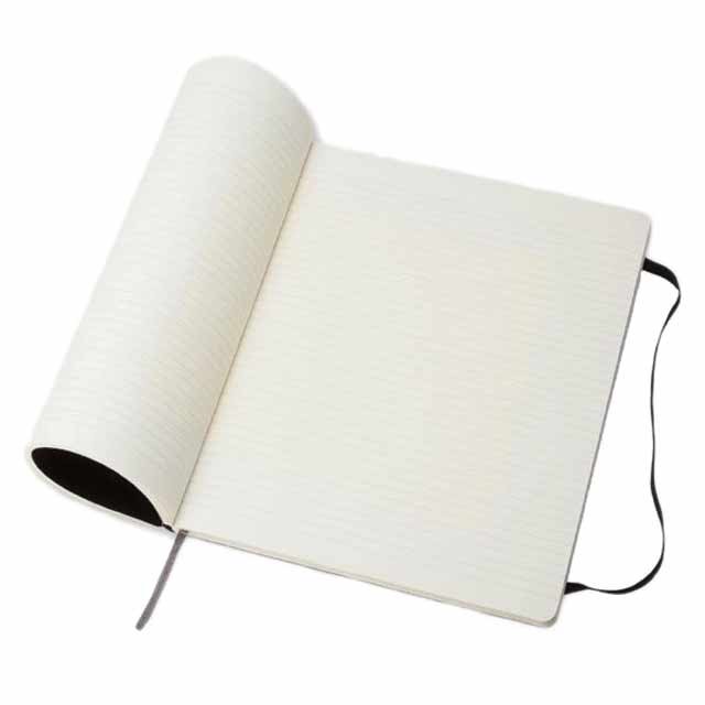 Moleskine Classic XL Ruled Soft Cover Notebook - Black - Image 2