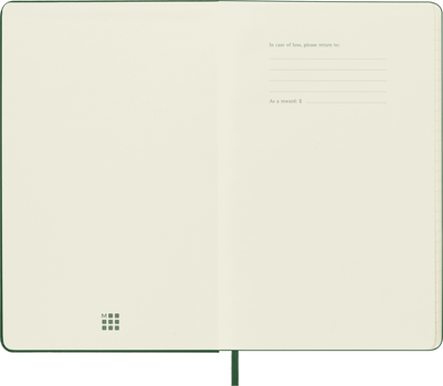 Moleskine Classic Large Ruled Hard Cover Notebook - Myrtle Green - Image 3