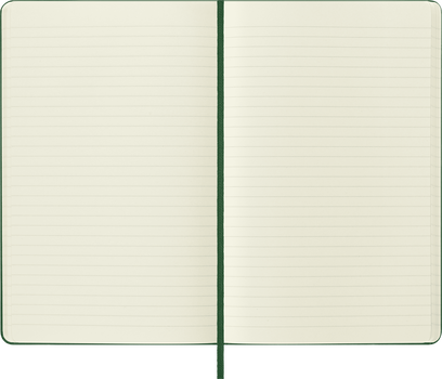 Moleskine Classic Large Ruled Hard Cover Notebook - Myrtle Green - Image 4