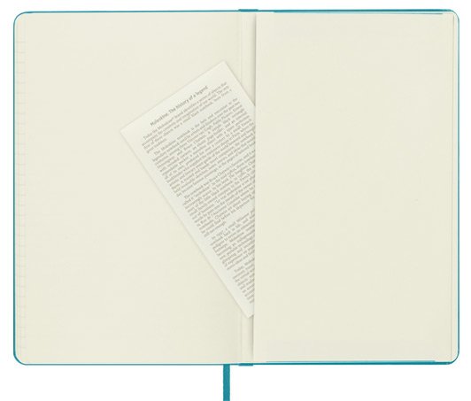 Moleskine Classic Large Ruled Hard Cover Notebook - Reef Blue - Image 5