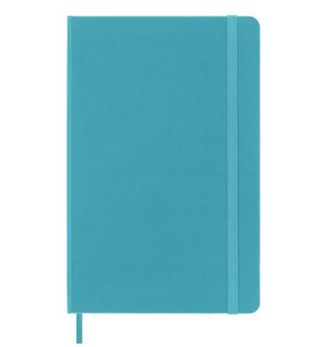 Moleskine Classic Large Ruled Hard Cover Notebook - Reef Blue - Image 2