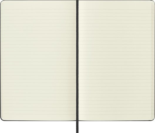Moleskine Hard Cover, Medium Size Ruled Notebook - Black - Image 5