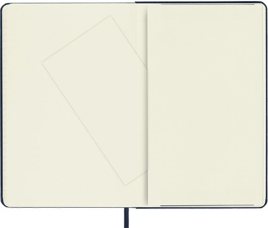 Moleskine Classic Medium Ruled Hard Cover Notebook - Navy Blue - Image 6