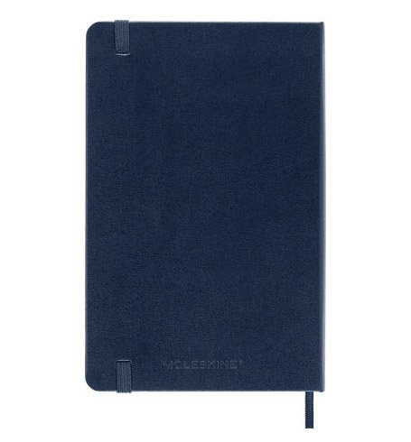 Moleskine Classic Medium Ruled Hard Cover Notebook - Navy Blue - Image 3