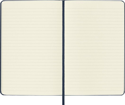 Moleskine Classic Medium Ruled Hard Cover Notebook - Navy Blue - Image 5