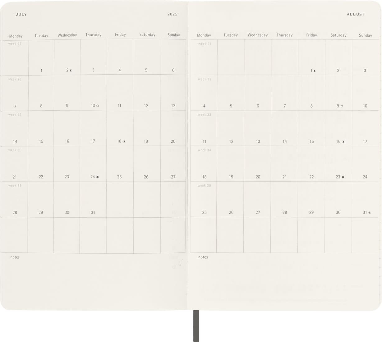 Moleskine 2025 Daily 12M Planner - Soft Cover - Large - Image 4