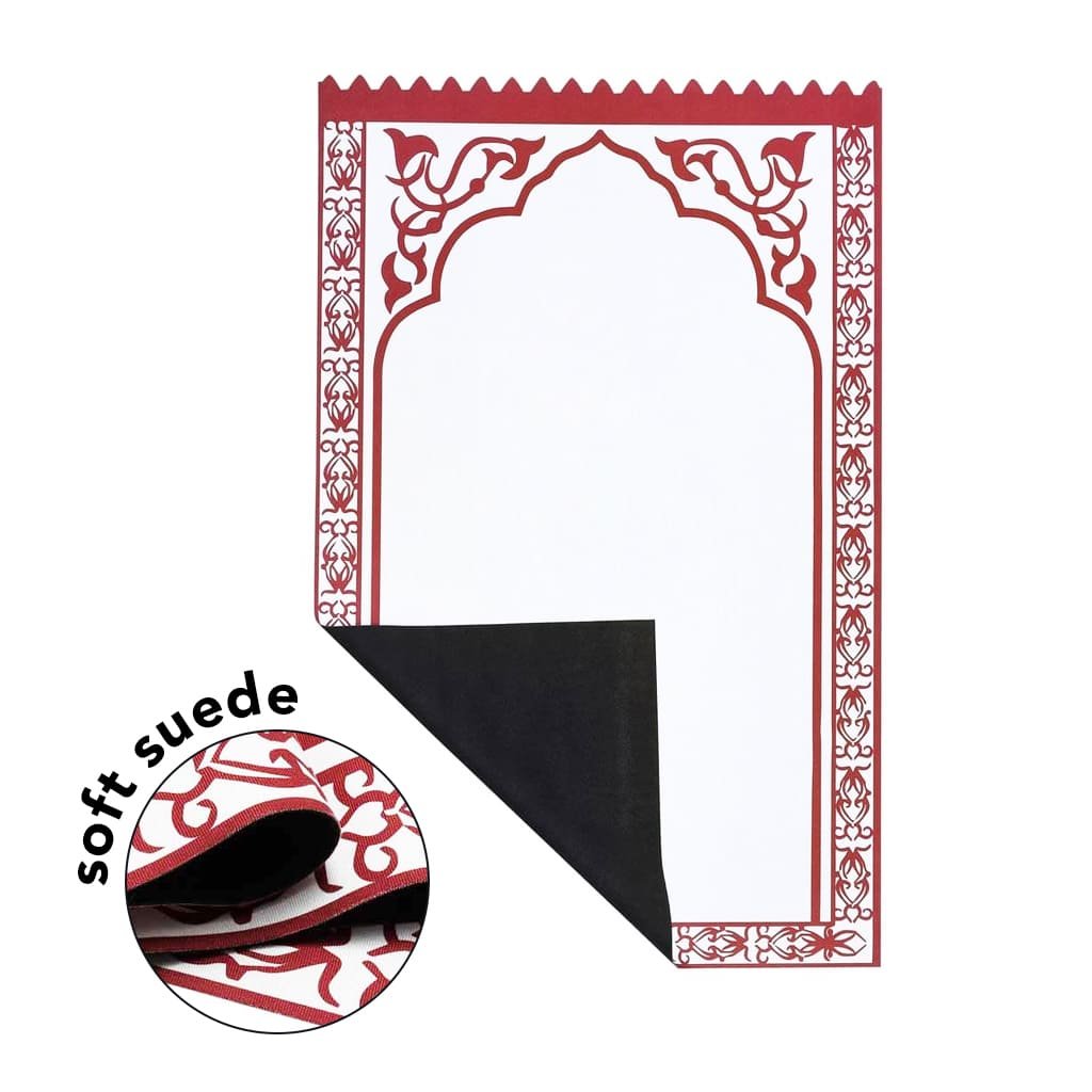 SAJADA Soft Suede Prayer Mat with Velvet Pouch