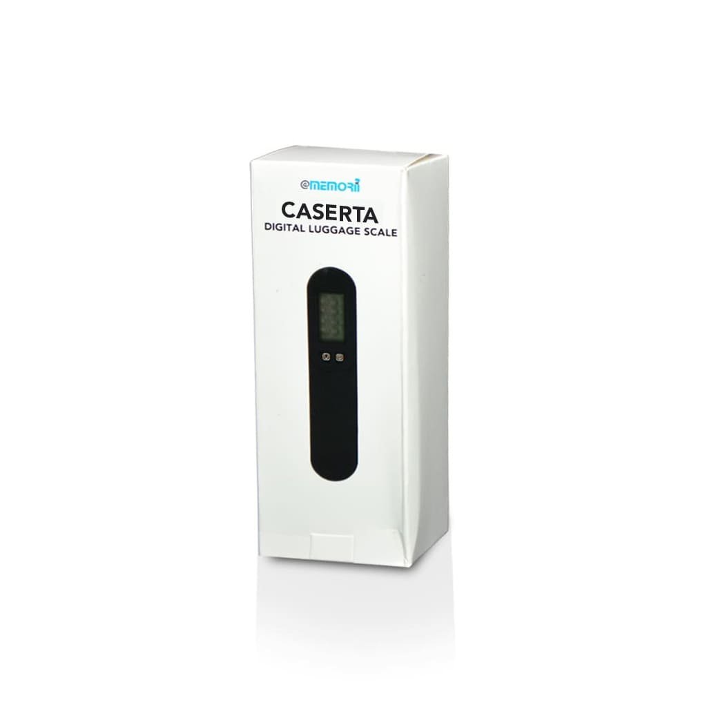 CASERTA - @memorii Digital Luggage Scale - Black/Black - Image 3