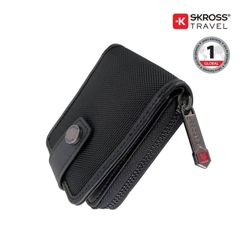SKROSS Travel Secure Card & Coin Executive Wallet