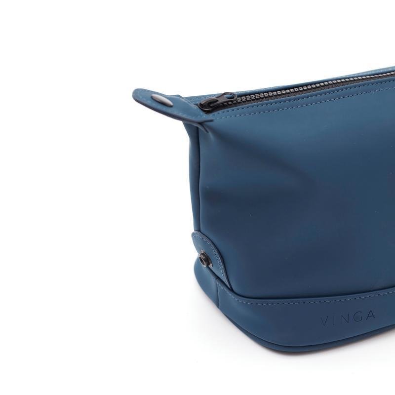 VINGA Baltimore Wash Bag - Navy - Image 3