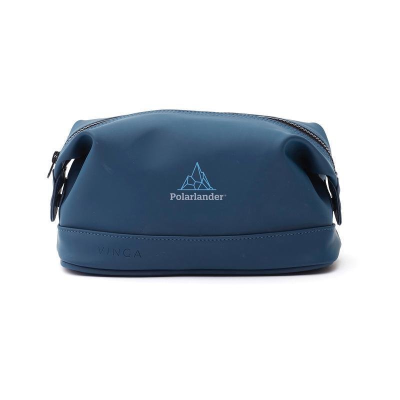 VINGA Baltimore Wash Bag - Navy - Image 5