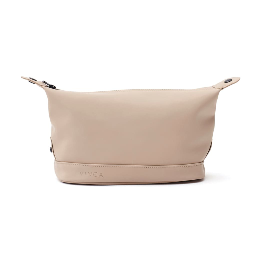 VINGA Baltimore Wash Bag - Beige - Image 2