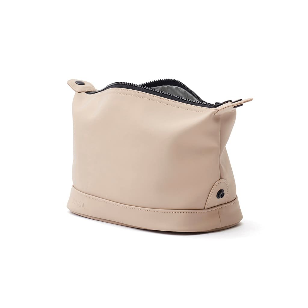 VINGA Baltimore Wash Bag - Beige - Image 3