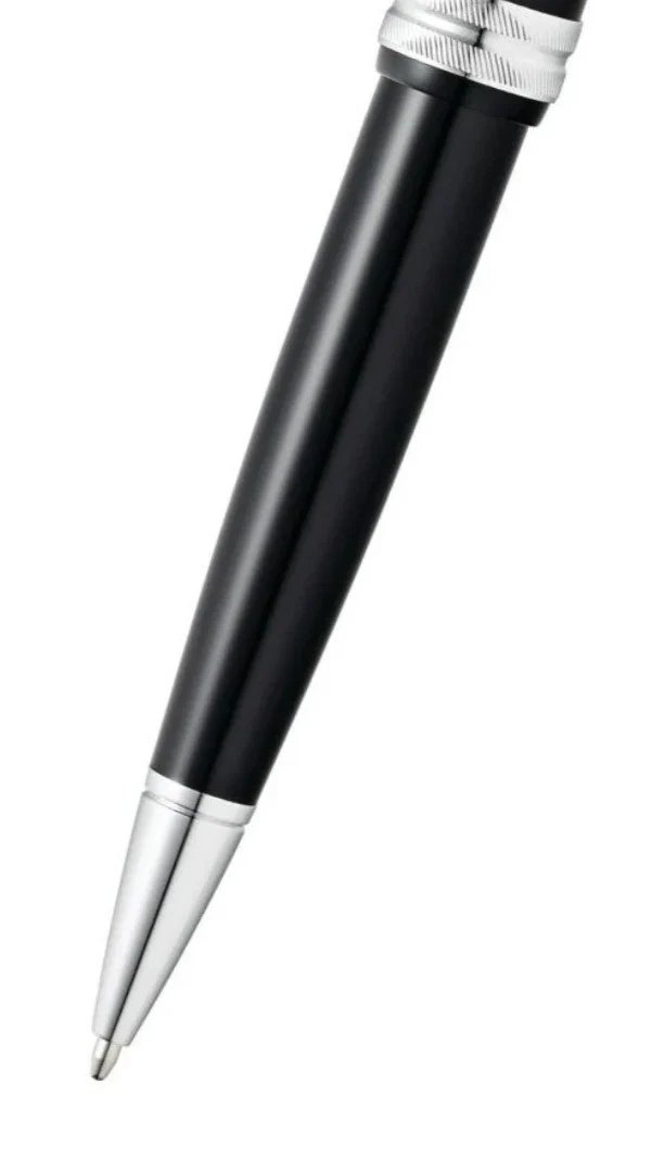 Cross Bailey Light™ Polished Black Resin with Polished Chrome Appointments Ballpoint Pen - Image 2