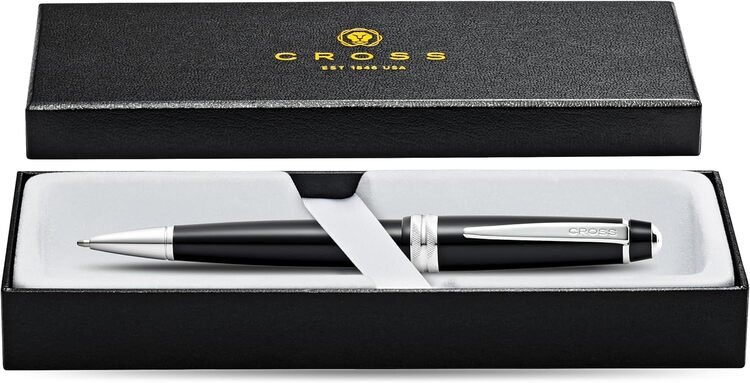 Cross Bailey Light™ Polished Black Resin with Polished Chrome Appointments Ballpoint Pen - Image 5