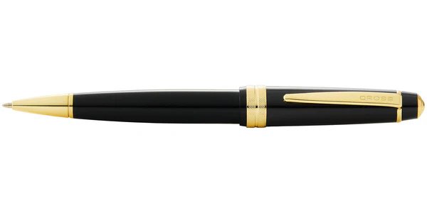 Cross Bailey Light™ Polished Black Resin and Gold Tone Ballpoint Pen - Image 3