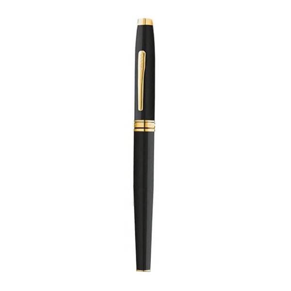 Cross Coventry Classic Black Lacquer with Gold Tone Appointments Rollerball Pen - Image 3