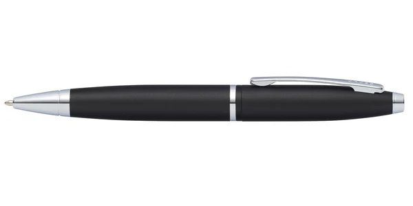 Cross Calais™ Matte Black with Polished Chrome Appointments Ballpoint Pen (Blue Ink) - Image 3