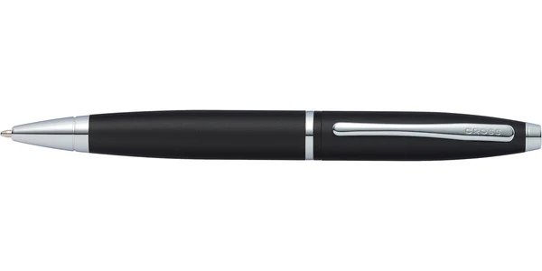 Cross Calais™ Matte Black with Polished Chrome Appointments Ballpoint Pen (Blue Ink) - Image 2