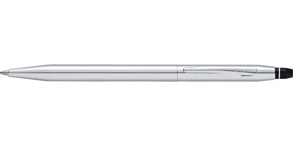 Cross Click™ Chrome with Chrome Appointments Ballpoint Pen (Blue Ink) - Image 2