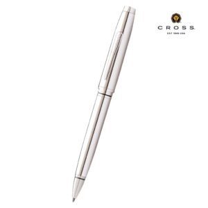 Cross Coventry Polished Chrome Ballpoint Pen (Blue Ink)