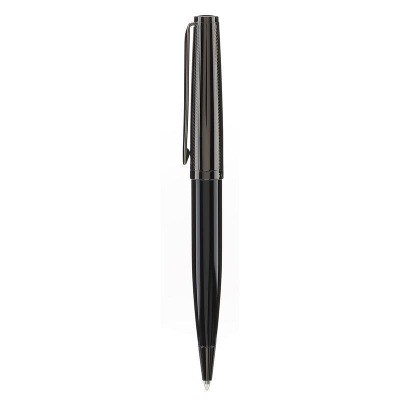 KIRAZ - Santhome® Gift Set of 2 Luxury Pens - Black / Chrome - Image 2