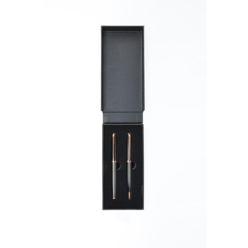 ZORY - Santhome® Gift Set of 2 Luxury Pens - Black / Gold - Image 5