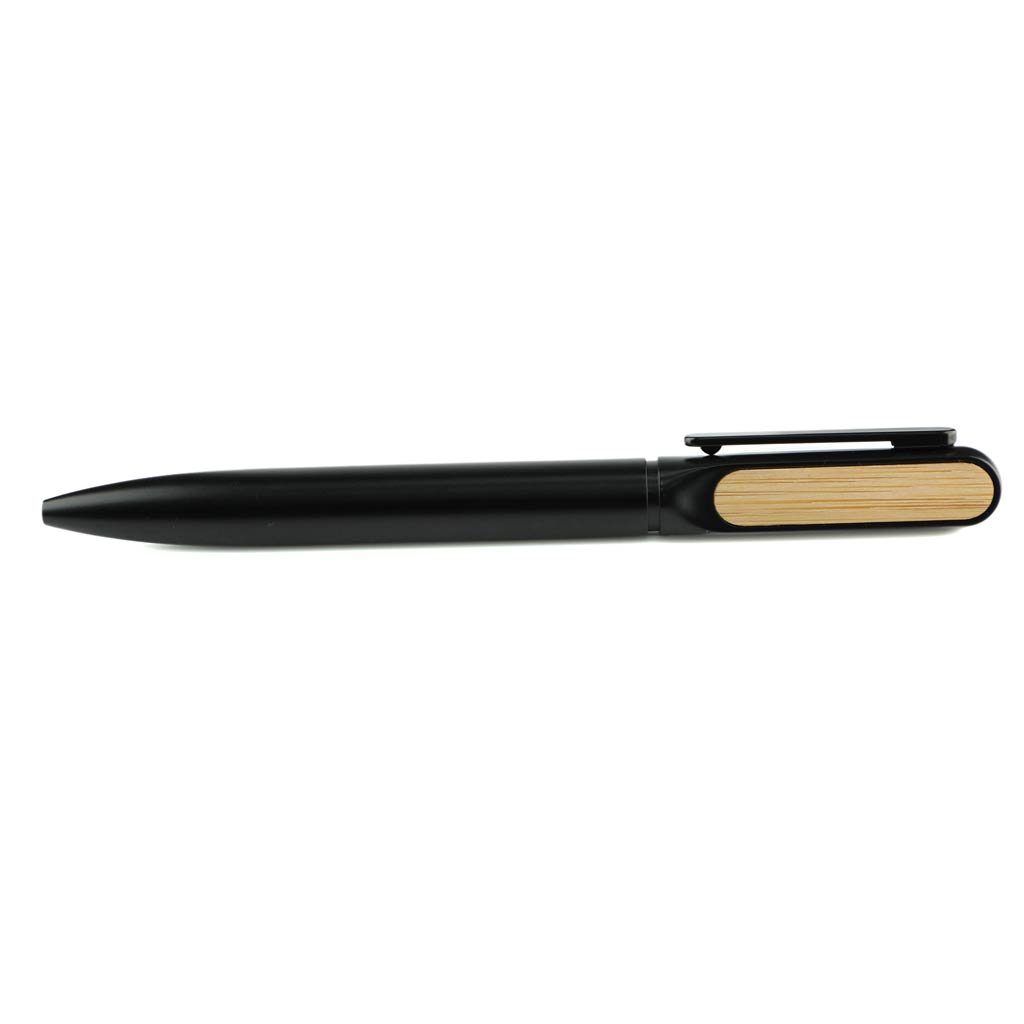 ULMEN - Twist Metal Pen with Bamboo on Clip - Image 6