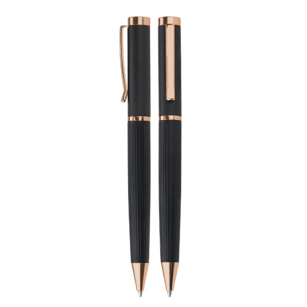 PORI - Metal Ballpoint Pen - Black - Image 2