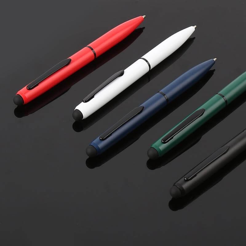 SVEN - Metal Ballpoint Pen with Stylus - Black - Image 2