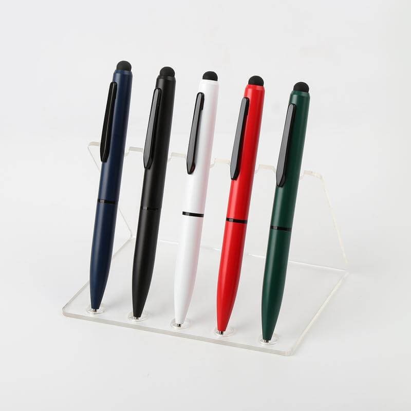 SVEN - Metal Ballpoint Pen with Stylus - Blue - Image 4